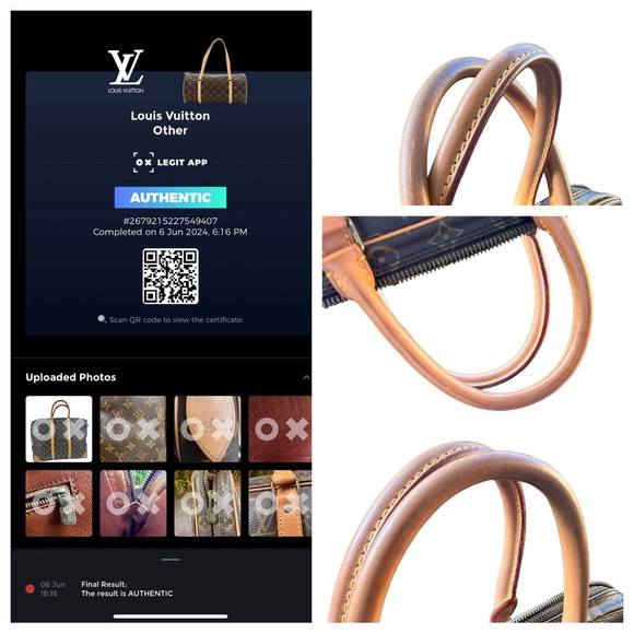 Vintage Louis Vuitton Porte Documents voyage monogram briefcase portfolio - Picture 4 of 16